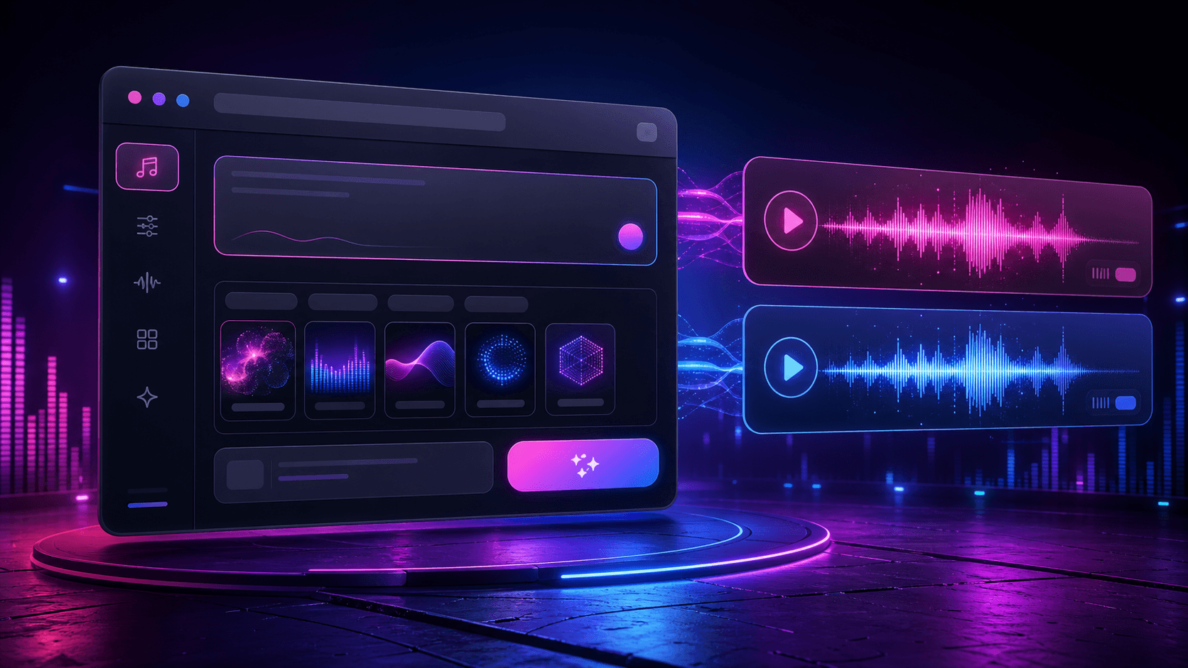 AI Music Generator visual